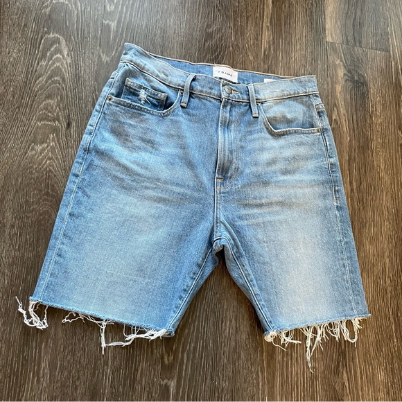 Frame Le Vintage Bermuda Light Wash Size 28 - Picture 2 of 6